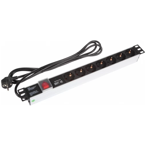 [NET0005] 19" PDU 7 x CEE 7/3 DIN49441 schucko
